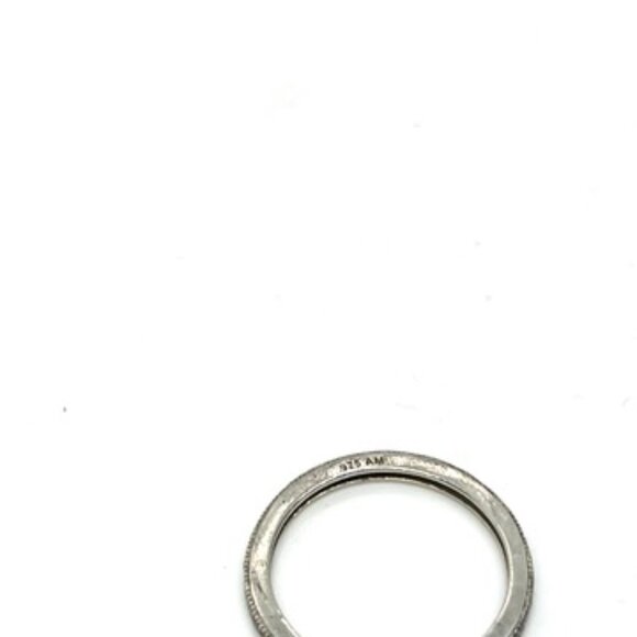 STERLING SILVER 925 CZ ETERNITY BAND RING SIZE 6.75 MINIMALIST STACKABLE THIN - Picture 8 of 13